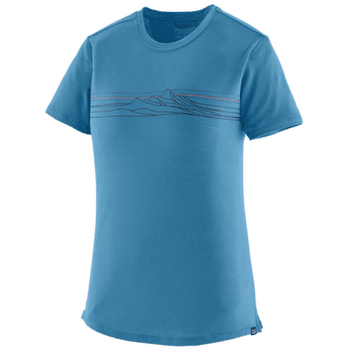 T-shirt a manches courtes Patagonia Cap Cool Merino Graphic Shirt Women Strata Stripe: Shore Blue