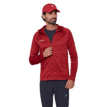 Sweat-shirt Mammut CRAG ML HOODED JACKET MEN 3818 dark mammut red