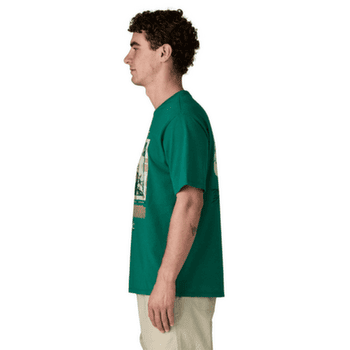 T-shirt a manches courtes Patagonia Run Like Roots Responsibili-Tee Men White