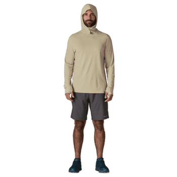 T-shirt a manches longues Patagonia Cap Cool Ultra Hoody Men Pumice - Dyno White X-Dye