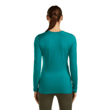 T-shirt a manches longues Icebreaker Merino 200 Oasis LS Crewe Sunrise Summit Women TIDAL TEAL