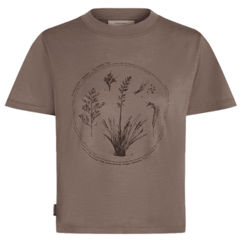 T-shirt a manches courtes Icebreaker Merino 150 Tech Lite SS Crop Tee Seed Story Women PORCINI