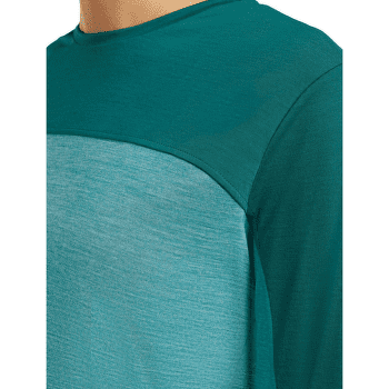 T-shirt a manches longues Icebreaker Merino 125 Cool-Lite™ Sphere LS Tee Colour Block Women TIDALTALHTHR/TIDALTEAL/CB