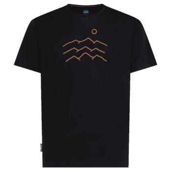 T-shirt a manches courtes Icebreaker Merino Blend 125 Cool-Lite Sphere SS Tee Across the Peaks Men BLACK