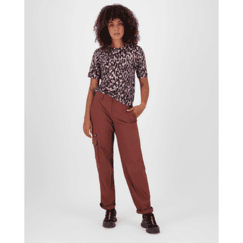 T-shirt a manches courtes Mons Royale Icon Merino T-Shirt Women Rock Leopard