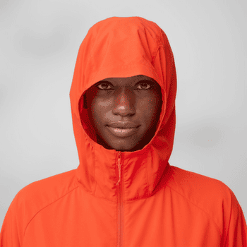 Veste Fjällräven HIGH COAST WIND HOODIE WOMEN Chalk Rose