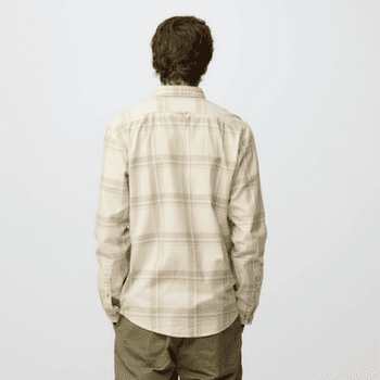 Chemises a manches longues Fjällräven ÖVIK LITE FLANNEL SHIRT MEN Dark Navy-Chalk White