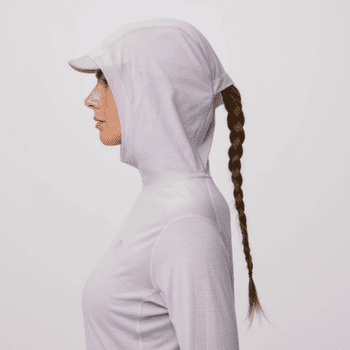 Sweat-shirt Fjällräven ABISKO WOOL HOODIE WOMEN Lavender Mist
