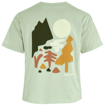 T-shirt a manches courtes Fjällräven FOREST WALK T-SHIRT WOMEN Soft Jade