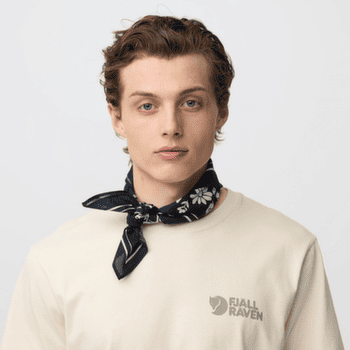 Bandeau Fjällräven FJÄLLBLOMSTER BANDANA Dark Navy