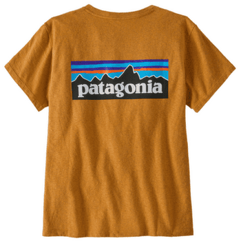 T-shirt a manches courtes Patagonia P-6 Logo Responsibili-Tee Women Dried Mango