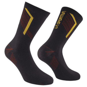 Chaussettes La Sportiva FLOW TRAIL SOCKS Black/Yellow