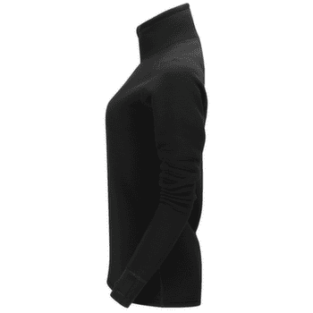 T-shirt a manches longues Aclima FleeceWool V2 Polo zip Women Jet Black