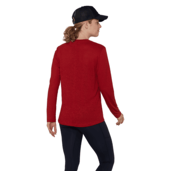 T-shirt a manches longues Mammut MASSONE LIGHT LONGSLEEVE WOMEN 3818 dark mammut red
