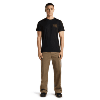T-shirt a manches courtes Icebreaker Merino 150 Tech Lite SS Tee Forest Footsteps Men BLACK