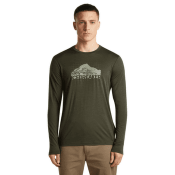 T-shirt a manches longues Icebreaker Merino 150 Tech Lite LS Tee Aoraki Explorer Men DK LODEN