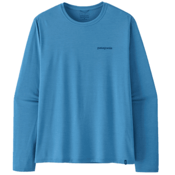 T-shirt a manches longues Patagonia LONG-SLEEVED CAP COOL DAILY SHIRT - BROADSHORT LOGO Men Shore Blue - Light Shore Blue X-Dye