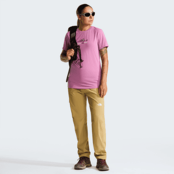 T-shirt a manches courtes The North Face FOUNDATION SHORT SLEEVES T-SHIRT-GRAPHIC WOMEN G6E HUSHED LAVENDER