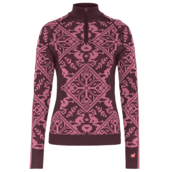 Sweat-shirt Kari Traa Saga HZ COCOA/COCOA POWDER
