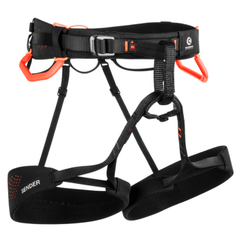 Siege Mammut Nordwand Harness black-vibrant orange