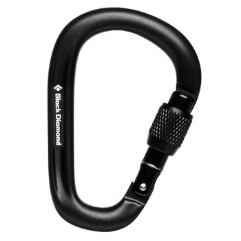 Mousqueton Black Diamond PEARLOCK SCREWGATE Black