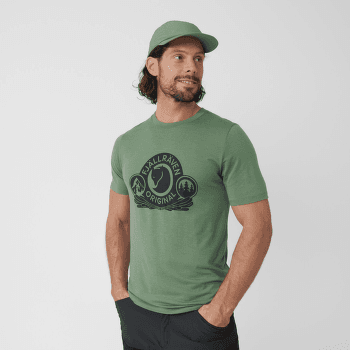 T-shirt a manches courtes Fjällräven Abisko Wool Classic SS Men Basalt