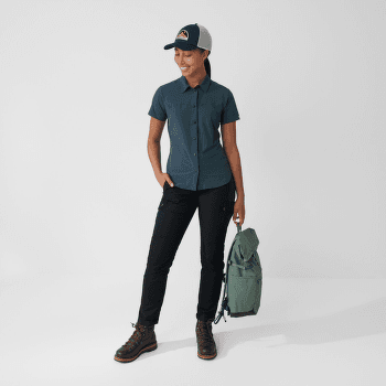 Chemises a manches courtes Fjällräven High Coast Lite Shirt SS Women Navy
