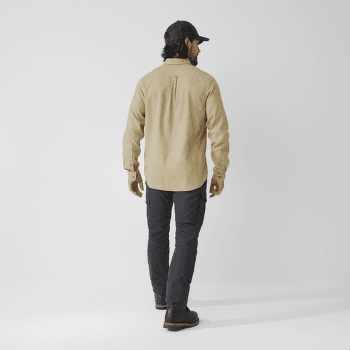 Chemises a manches longues Fjällräven Övik Travel Shirt LS Men Indigo Blue-Dark Navy