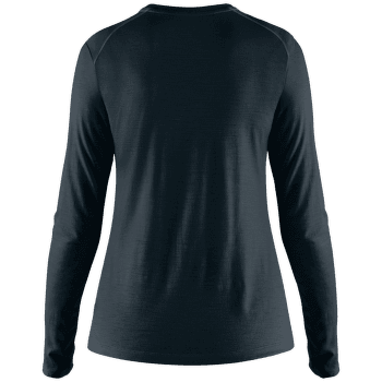T-shirt a manches longues Fjällräven Abisko Wool LS Women Dark Navy