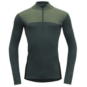 T-shirt a manches longues Devold Lauparen Merino 190 Zip Neck Men 421A FOREST
