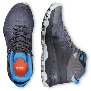 Chaussures Mammut Sertig II Mid GTX® Women dark titanium-light gentian