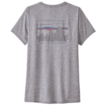 T-shirt a manches courtes Patagonia Cap Cool Daily Graphic Shirt Women 73 Skyline: Feather Grey