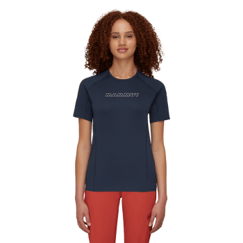 T-shirt a manches courtes Mammut Selun FL T-Shirt Women Logo marine 5118