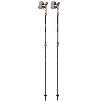 Trou Leki Instructor Lite dark anthracite-silvergray-bright red