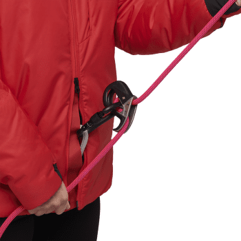 Veste longue Black Diamond Belay Parka Women Coral Red