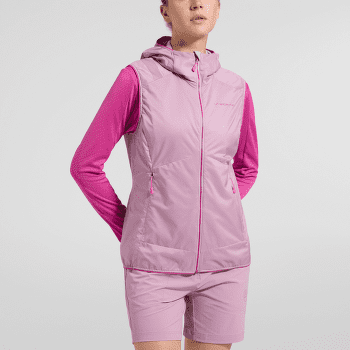 Gilet La Sportiva ACROSS LITE VEST Women Azalea/Redwood
