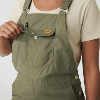 Pantalons Fjällräven Vardag Dungaree Trousers Women Green