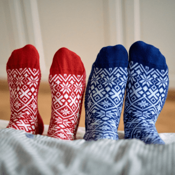 Chaussettes Northman Fauske merino 2-pack 35_mix barev