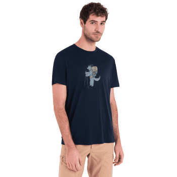 T-shirt a manches courtes Icebreaker Merino 150 Tech Lite III SS Tee Tech Head Men Midnight Navy