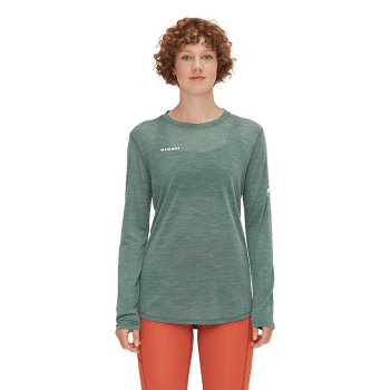 T-shirt a manches longues Mammut Tree Wool FL Longsleeve Women marine melange 5784