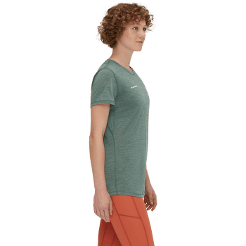 T-shirt a manches courtes Mammut Tree Wool FL T-Shirt Women marine melange 5784