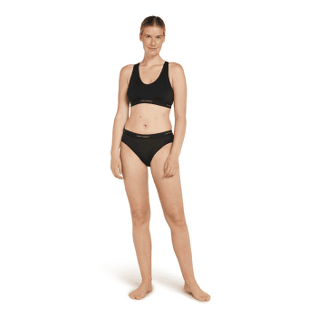 Brassiere Icebreaker Merino 125 Cool-Lite Sprite Racerback Bra Women Black