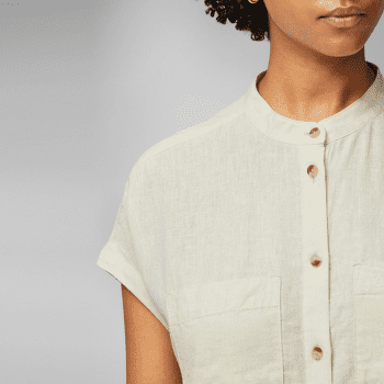 Chemises a manches courtes Fjällräven Övik Hemp Shirt SS Women Dusty Rose