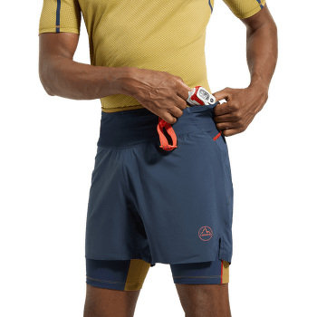 Shorts La Sportiva ULTRA DISTANCE SHORTS Men Night Sky/Mountain Red