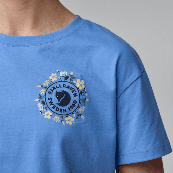 T-shirt a manches courtes Fjällräven Fjällblomster Logo T-Shirt Women Lavender Mist