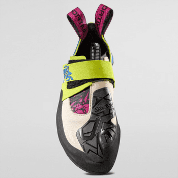 Chaussons d'escalade La Sportiva Skwama Women Apple Green/Cobalt Blue_E05B13