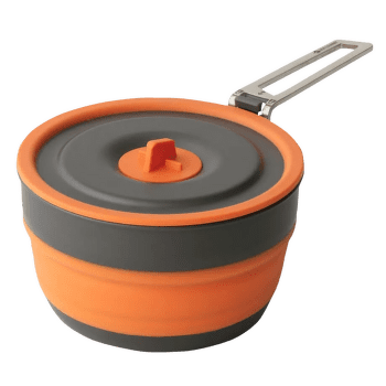 Casserole Sea to Summit Frontier UL Collapsible Pot - 1L Puffins Bill Orange