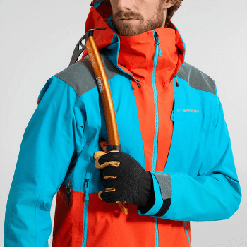 Veste La Sportiva Supercouloir GTX Pro Jacket Men Cherry Tomato/Tropic Blue