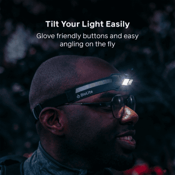 Lampe frontale BioLite Dash 450 Rechargeable HeadLamp Red
