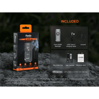 Lampe de poche Fenix Rechargeable Flashlight E06R Turquoise
